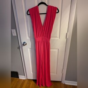Hot Pink Maxi Dress Sz XL NWOT